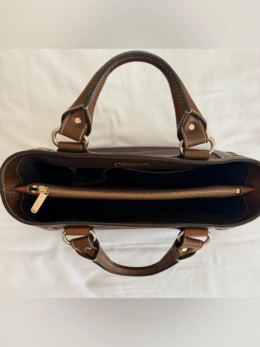 Authentic Celine Canvas and Leather Boogie Bag